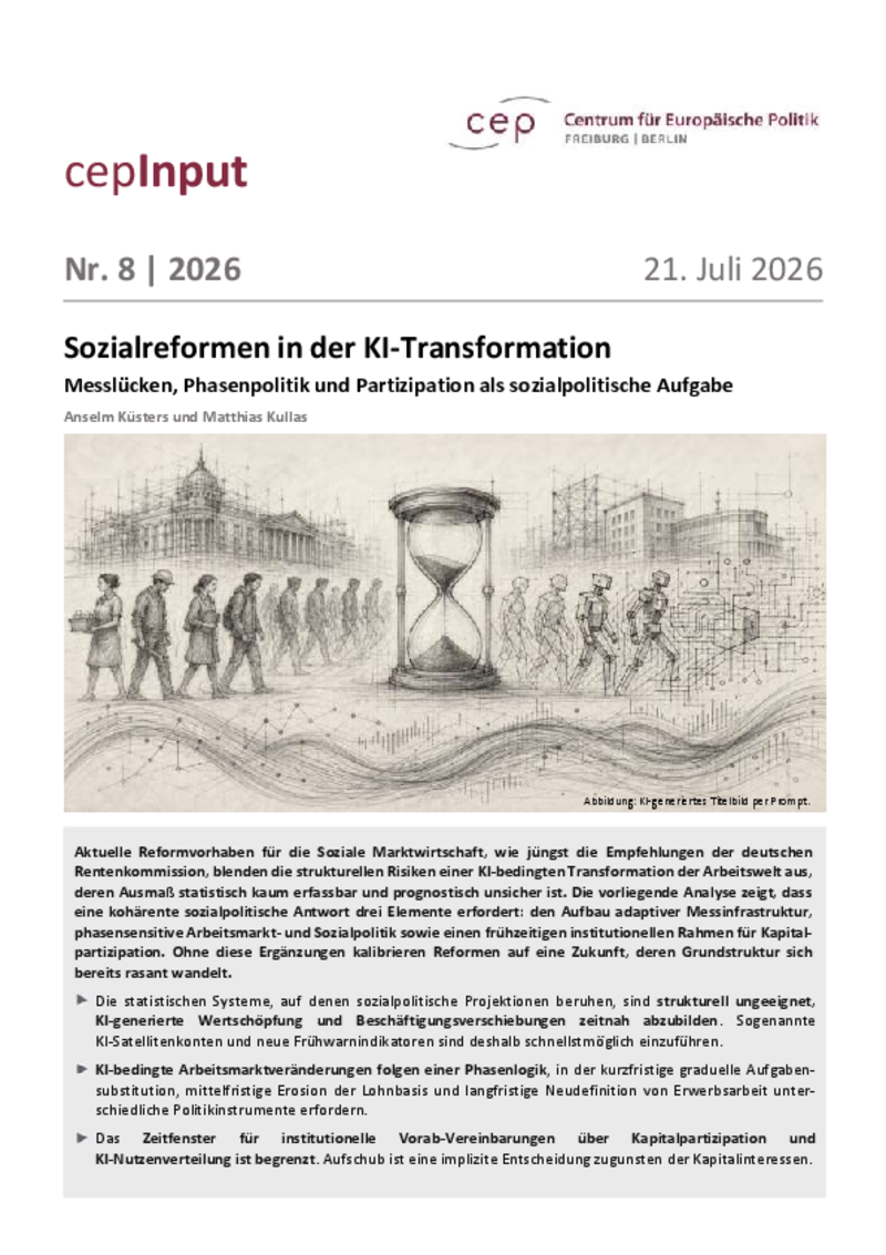 Sozialreformen in der KI-Transformation