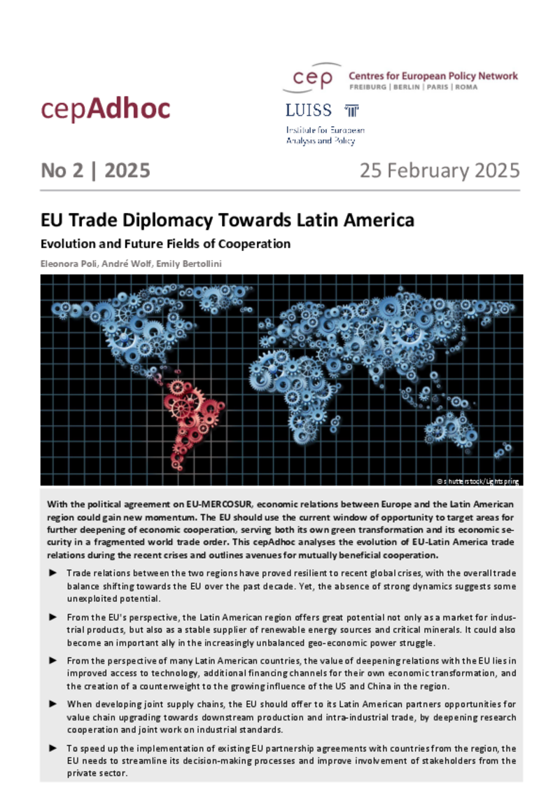EU Trade Diplomacy Towards Latin America