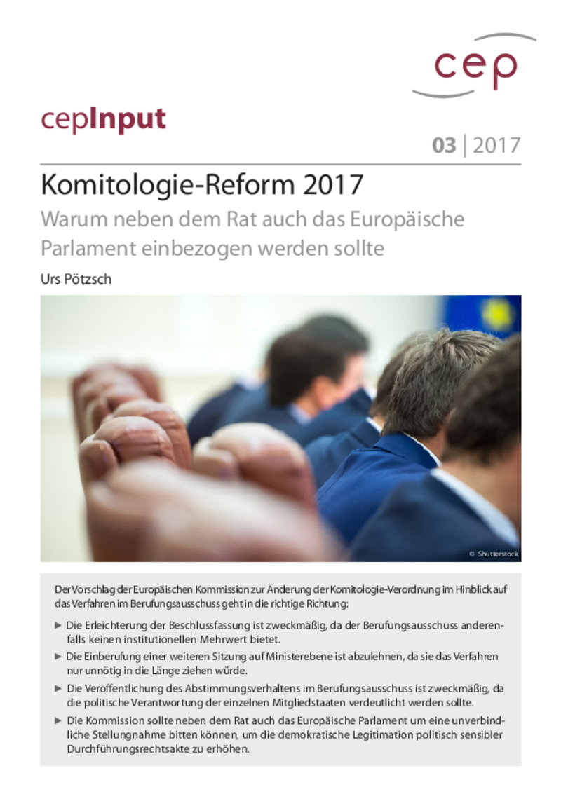 Komitologie-Reform 2017