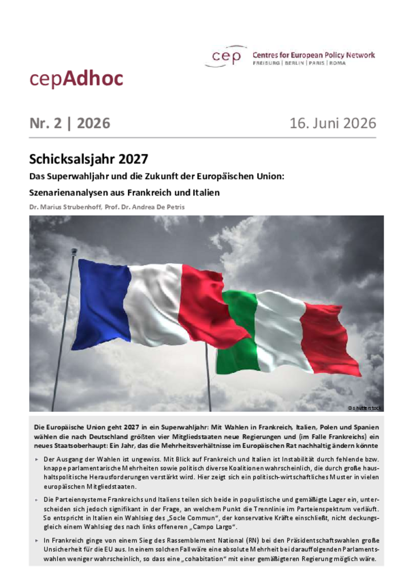 Schicksalsjahr 2027