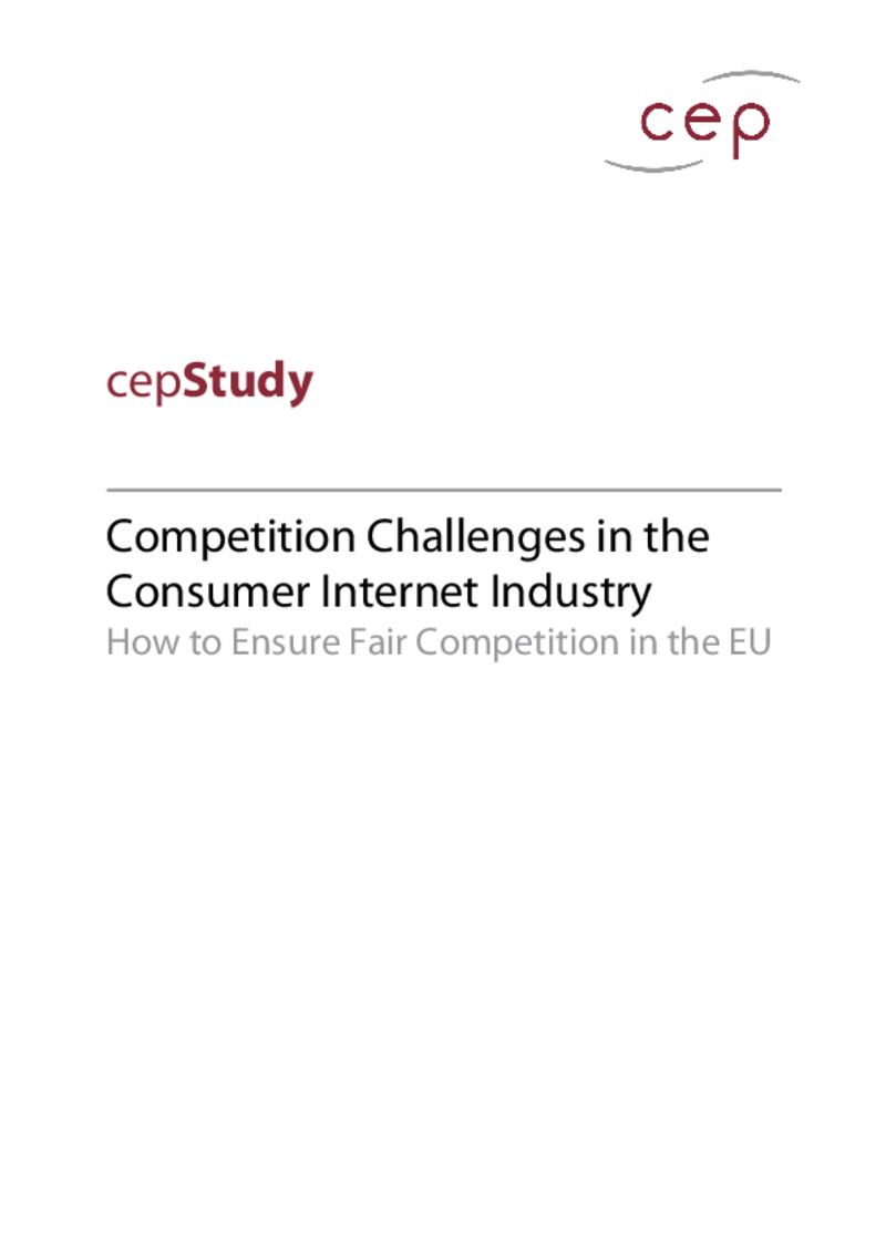Competition Challenges in the Consumer Internet Industry (engl.)