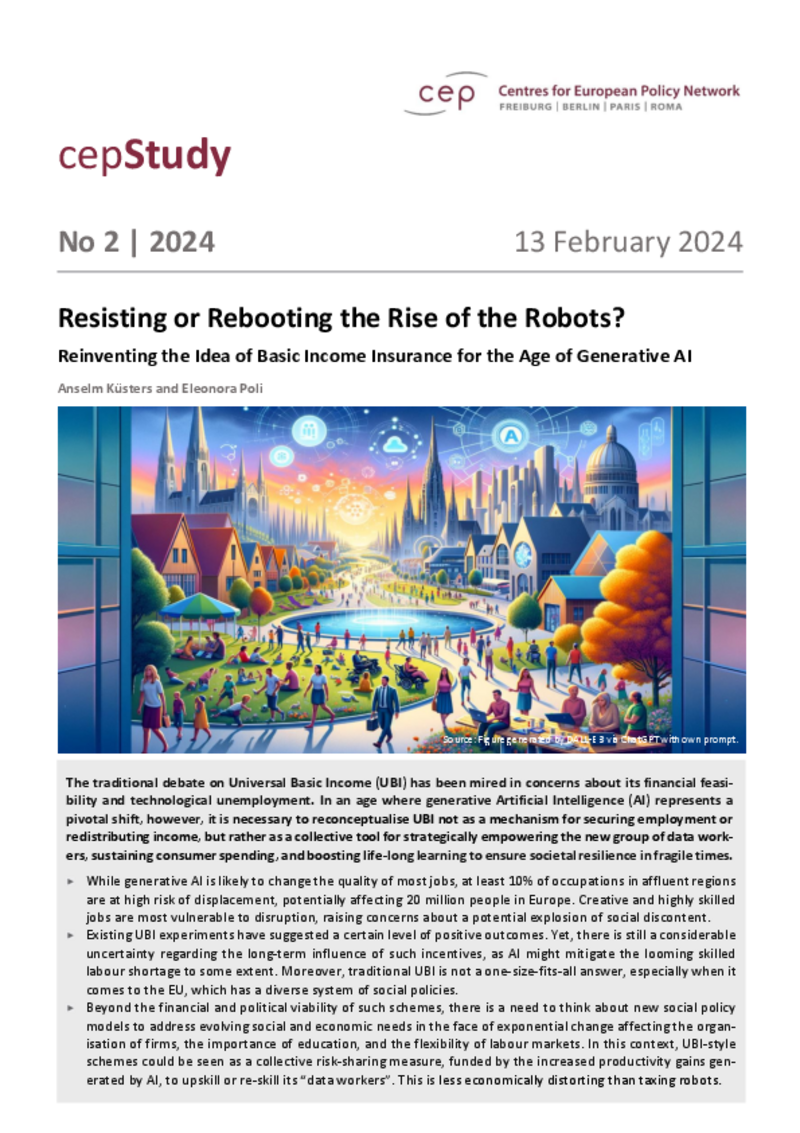 Resisting or Rebooting the Rise of the Robots? (cepStudie)