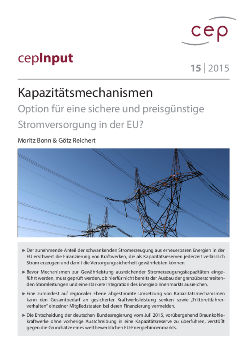 Kapazitätsmechanismen