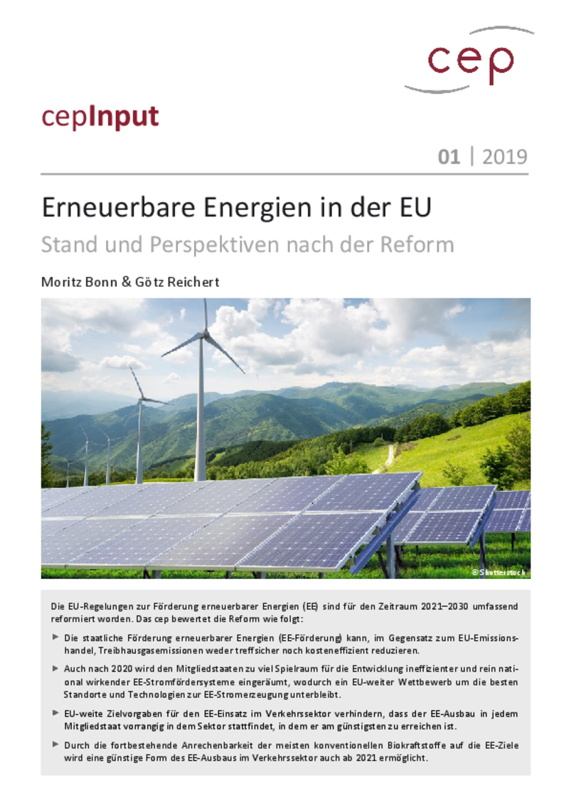 Erneuerbare Energien in der EU