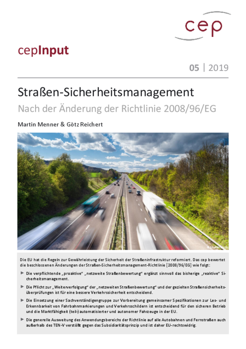 Straßen-Sicherheitsmanagement