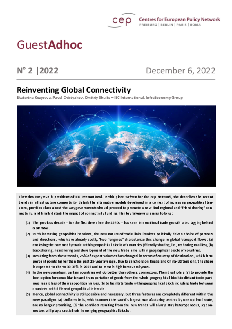 IEC International President Ekaterina Kozyreva Details the New Rules of Connectivity in a Geopolitical Fragmented World