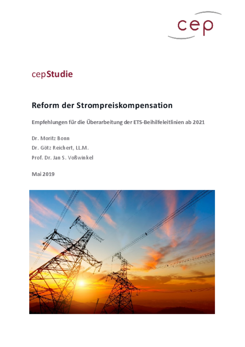 Reform der Strompreiskompensation