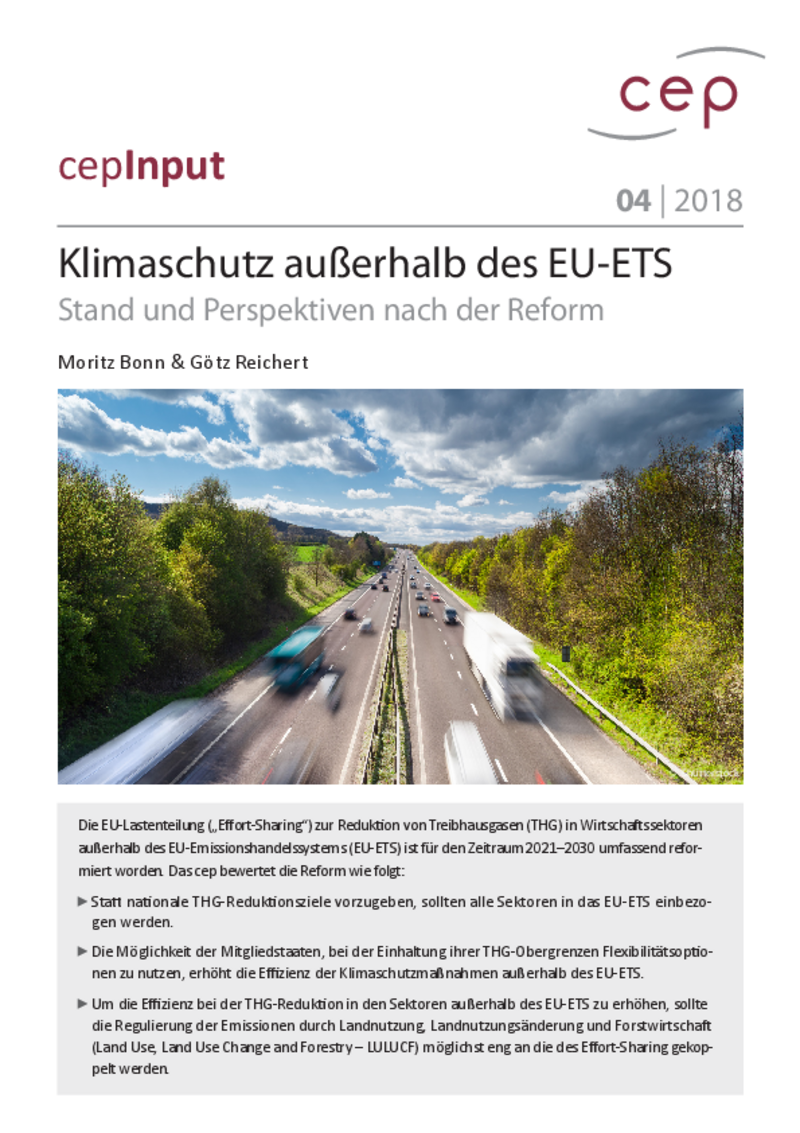 Klimaschutz außerhalb des EU-ETS