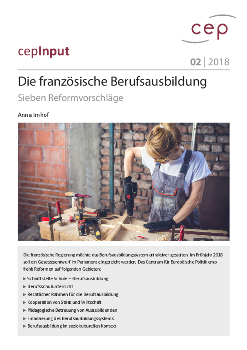Die französische Berufsausbildung