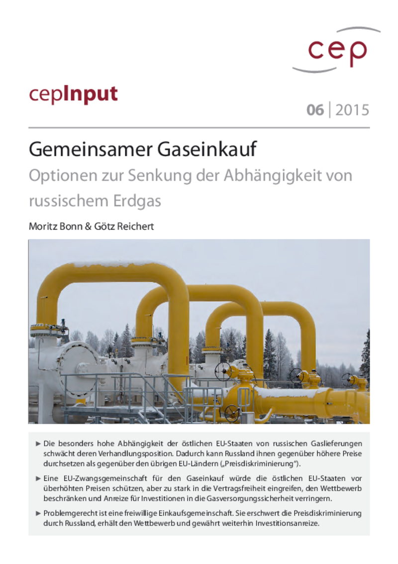 Gemeinsamer Gaseinkauf