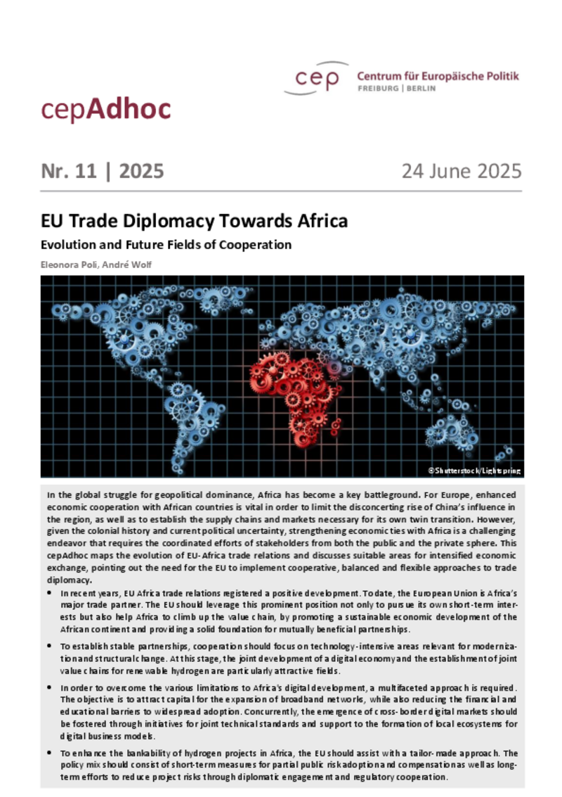 Trade Diplomacy Towards Africa