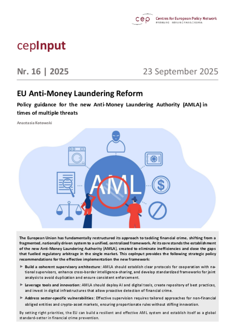 EU Anti-Money Laundering Reform