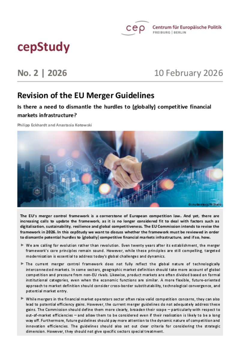 Revision of the EU Merger Guidelines