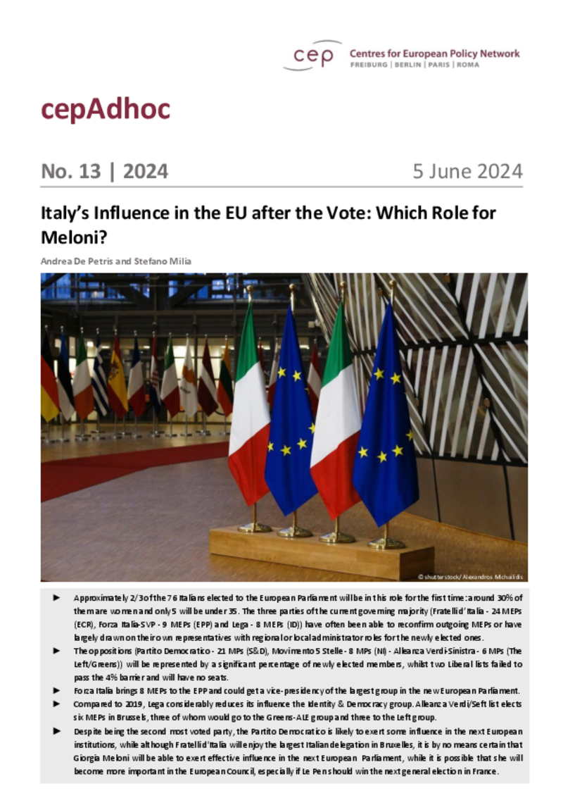 Italy’s Influence in the EU after the Vote: Which Role for Meloni?