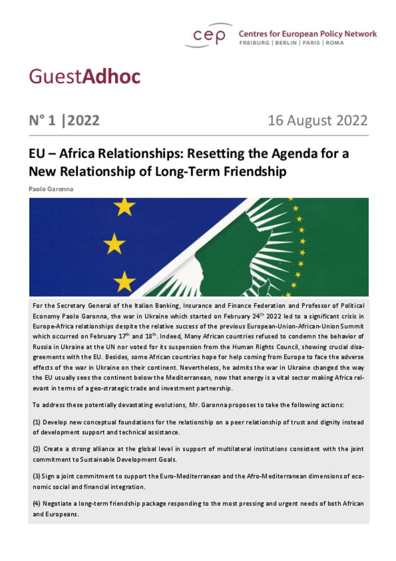 GuestAdhoc: EU-Africa-Relations