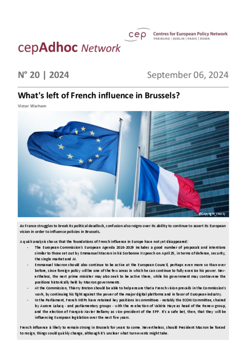 What's left of French influence in Brussels?