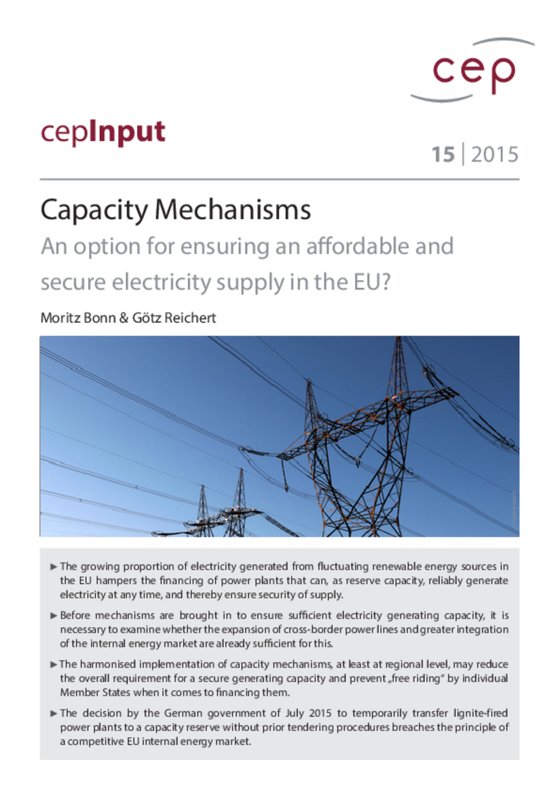 Capacity Mechanisms
