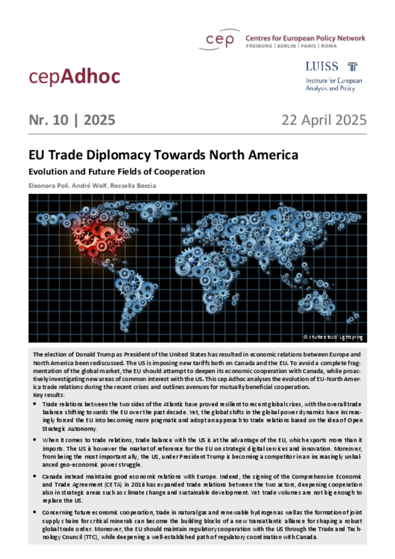 EU Trade Diplomacy Towards North America