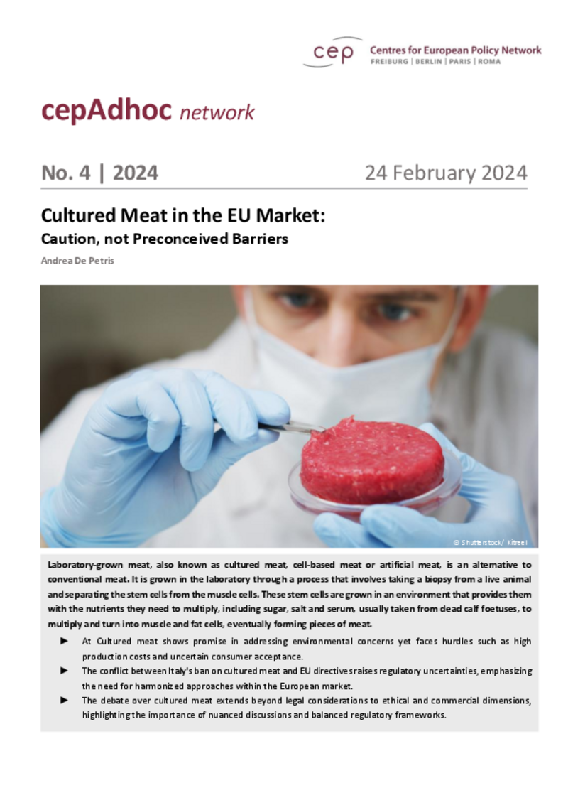 Cultured Meat (cepAdhoc)