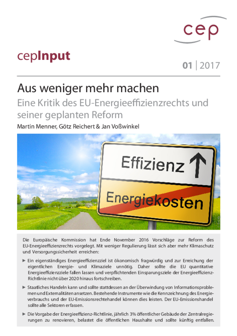 Aus weniger mehr machen