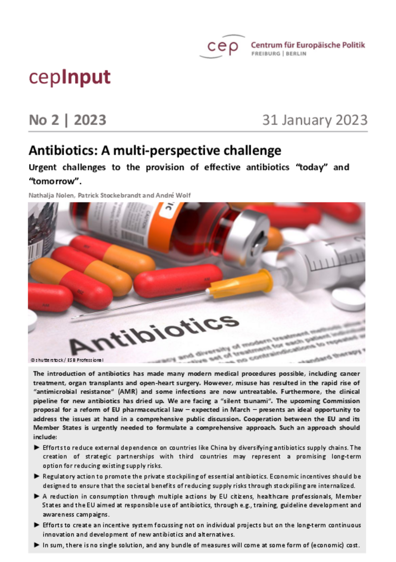 Antibiotics: A Multi-Perspective Challenge (cepInput)