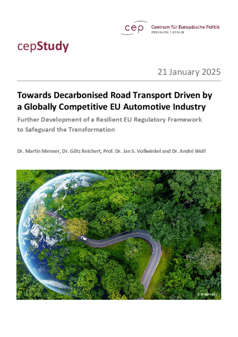 Towards Decarbonised Road Transport Driven by a Globally Competitive EU Automotive Industry