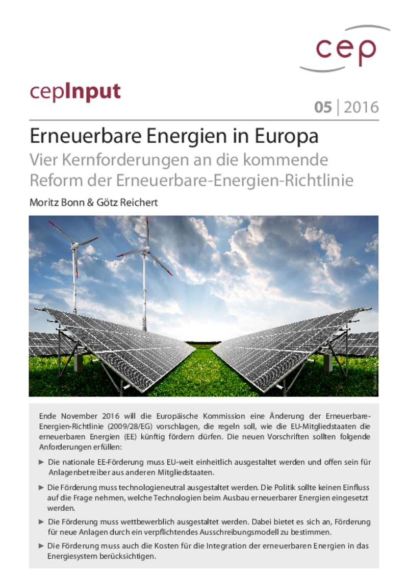 Erneuerbare Energien in Europa